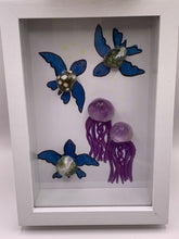 Load image into Gallery viewer, Crystal Art - 3 Sea Turtles and 2 Jellyfish